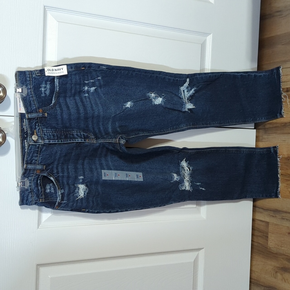 Old Navy Slouchy Straight jeans size 4
